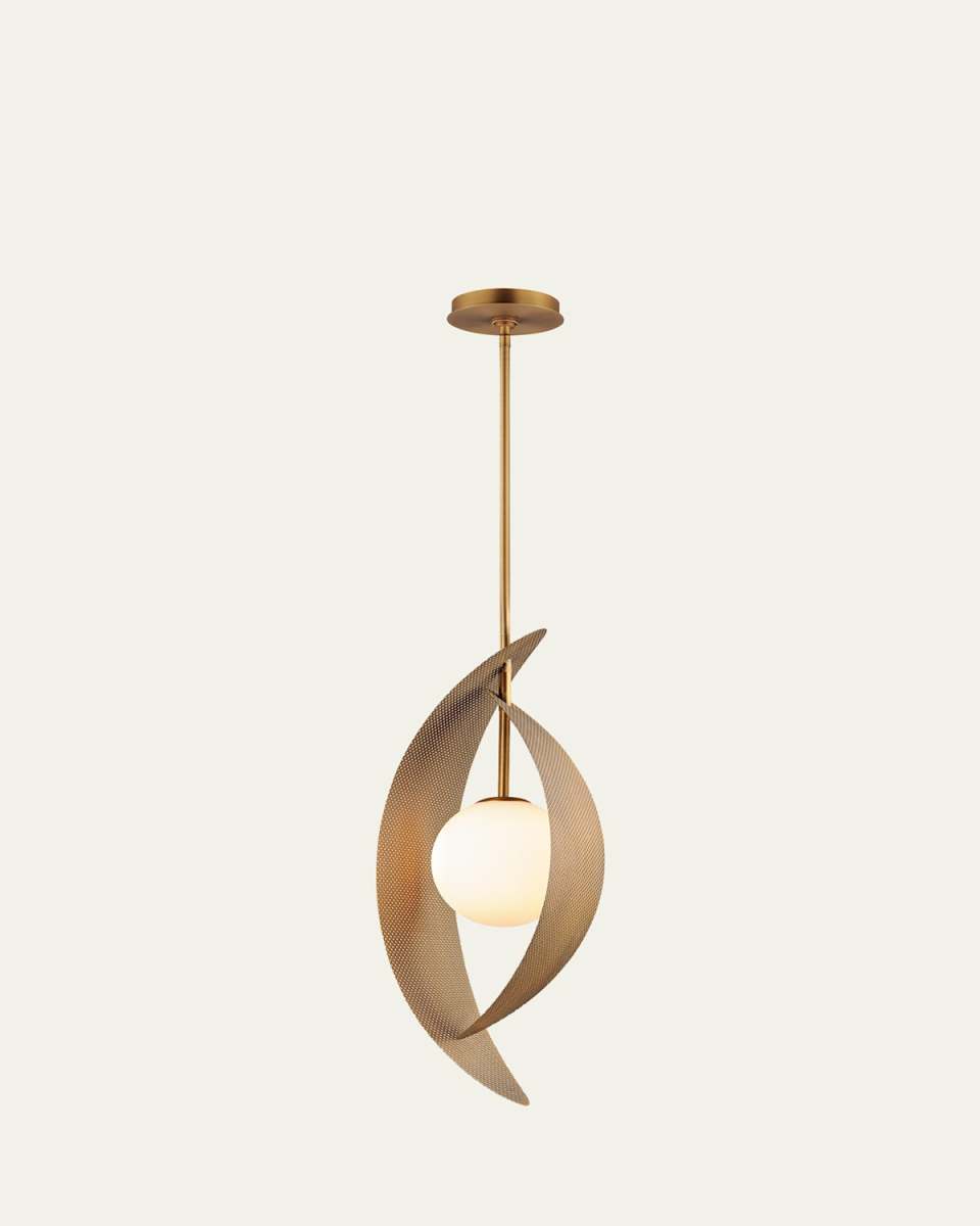 Mat Sanders Design from Studio M Chips 1-Light Pendant - Brass